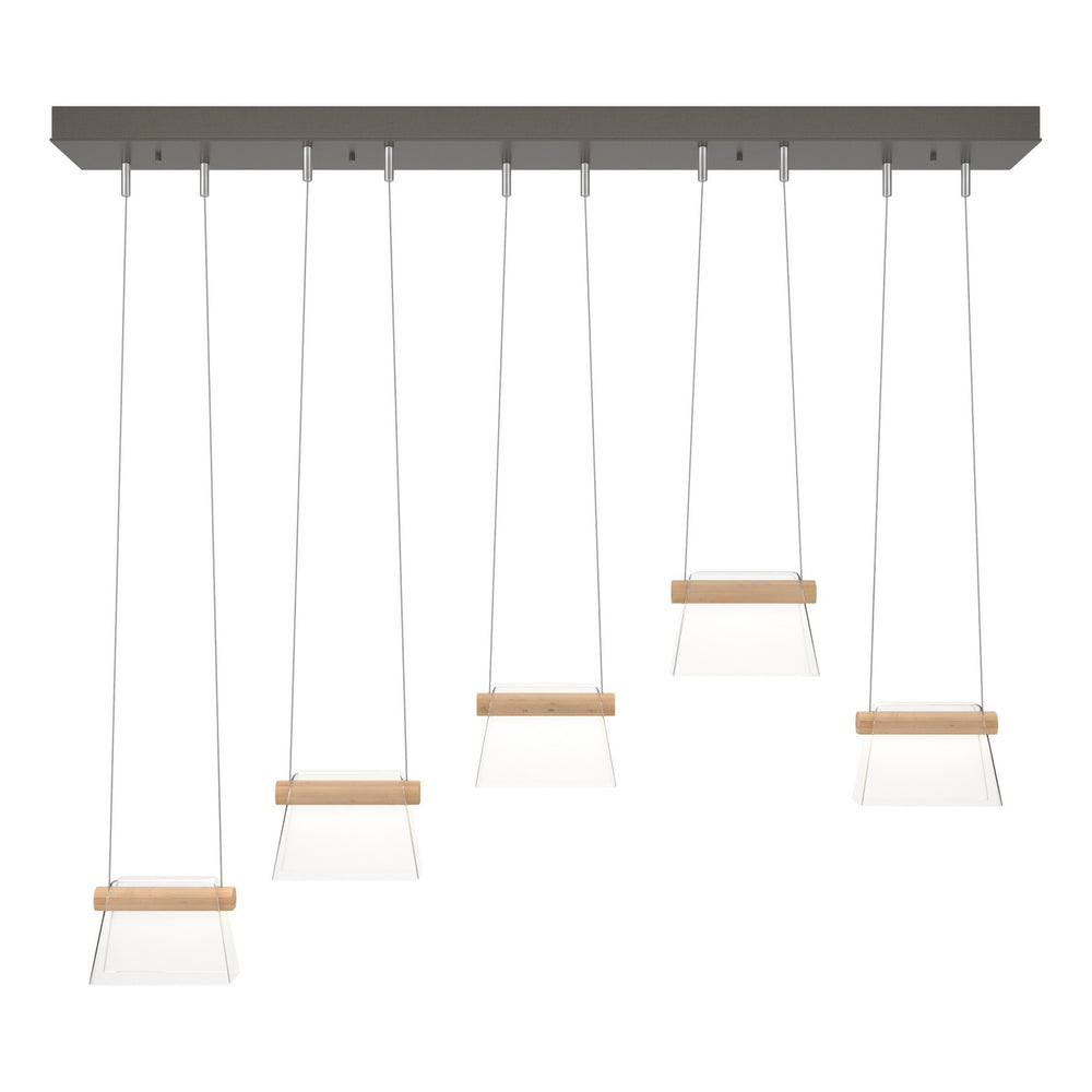 Hubbardton Forge - LED Pendant - Cowbell - Dark Smoke- Union Lighting Luminaires Decor