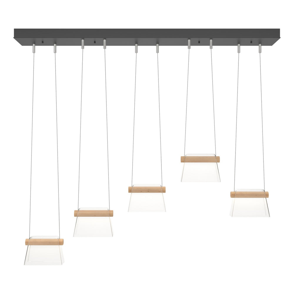 Hubbardton Forge - LED Pendant - Cowbell - Black- Union Lighting Luminaires Decor