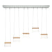 Hubbardton Forge - LED Pendant - Cowbell - Vintage Platinum- Union Lighting Luminaires Decor