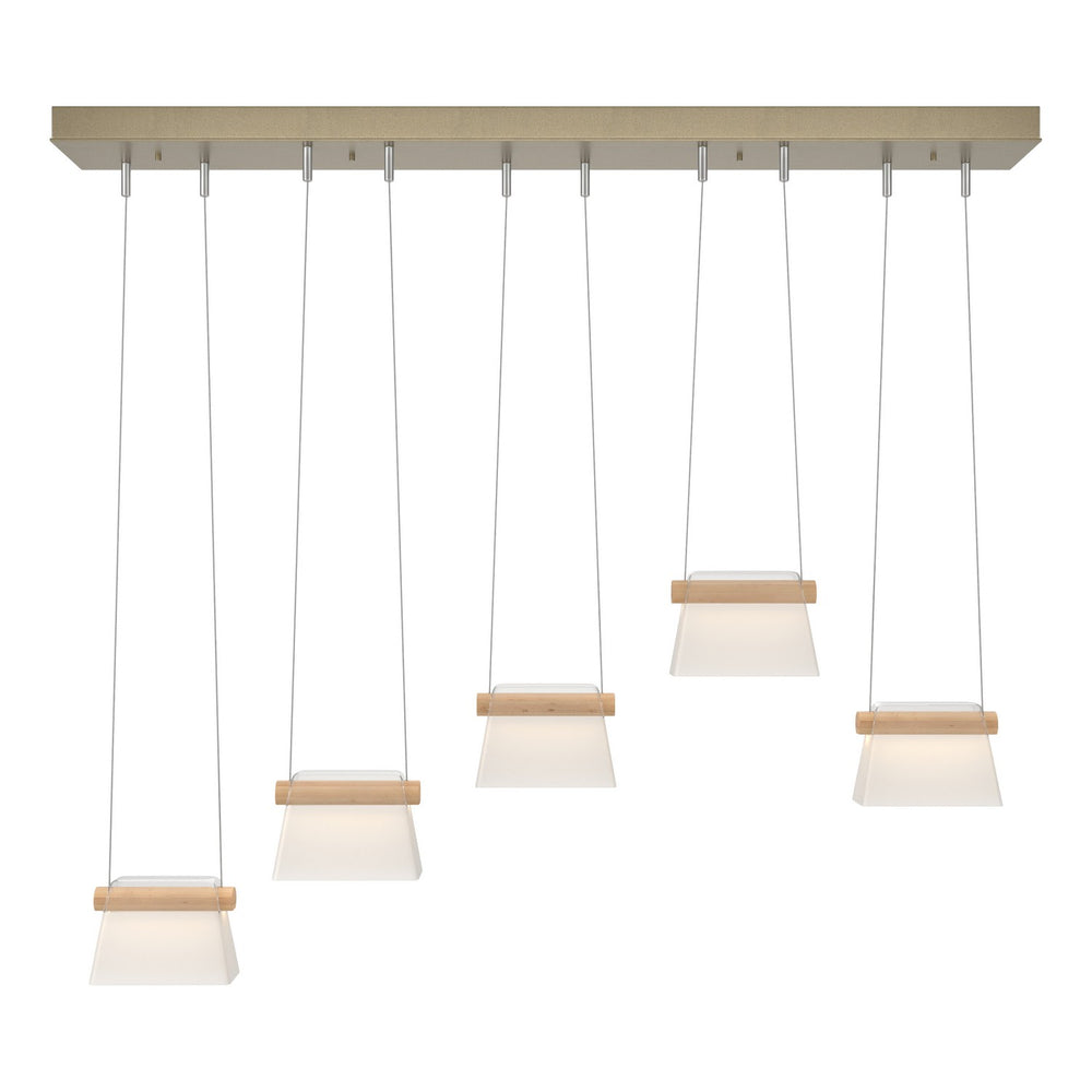 Hubbardton Forge - LED Pendant - Cowbell - Soft Gold- Union Lighting Luminaires Decor