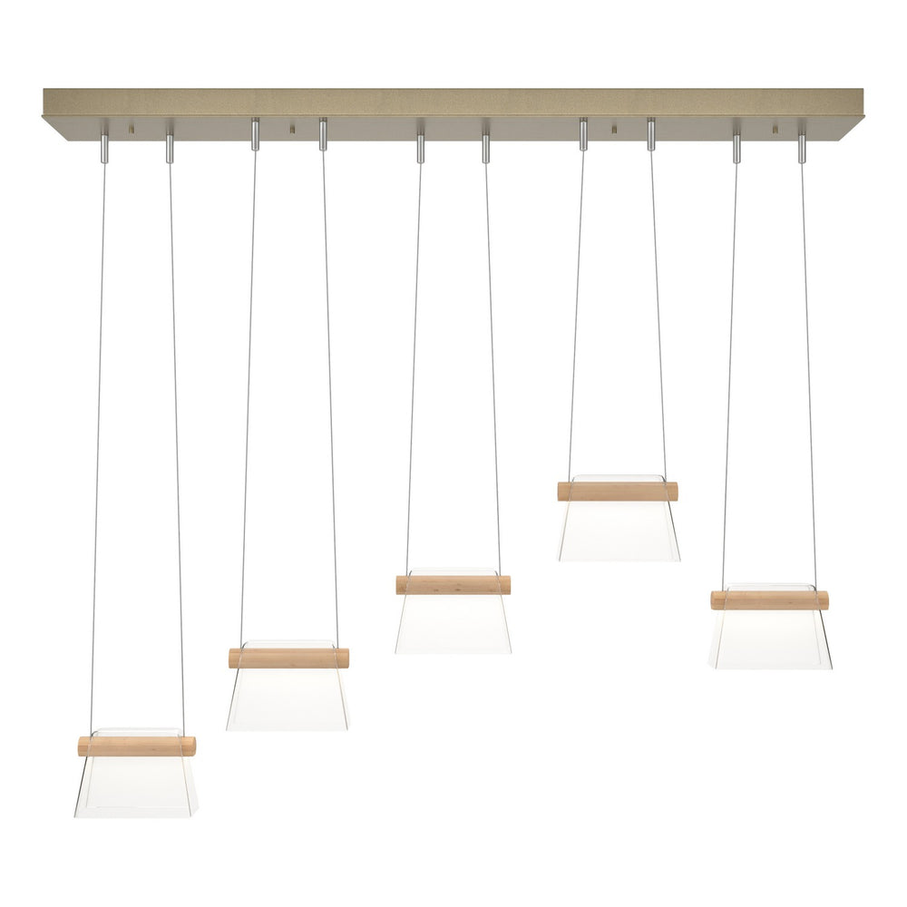 Hubbardton Forge - LED Pendant - Cowbell - Soft Gold- Union Lighting Luminaires Decor