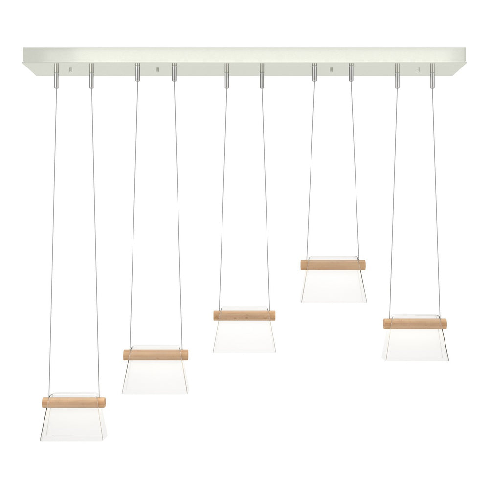 Hubbardton Forge - LED Pendant - Cowbell - Sterling- Union Lighting Luminaires Decor