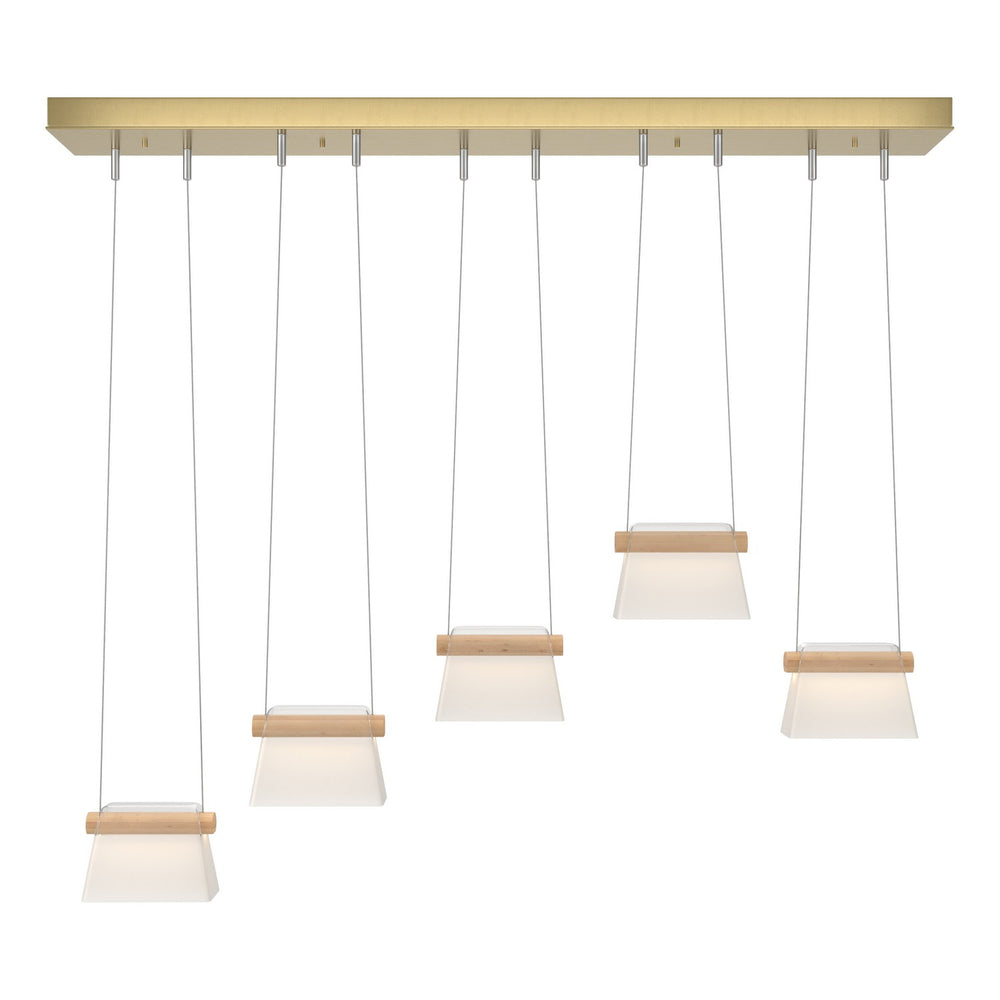 Hubbardton Forge - LED Pendant - Cowbell - Modern Brass- Union Lighting Luminaires Decor