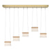 Hubbardton Forge - LED Pendant - Cowbell - Modern Brass- Union Lighting Luminaires Decor