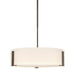 Hubbardton Forge - Three Light Pendant - Impressions - Bronze- Union Lighting Luminaires Decor