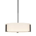 Hubbardton Forge - Three Light Pendant - Impressions - Black- Union Lighting Luminaires Decor