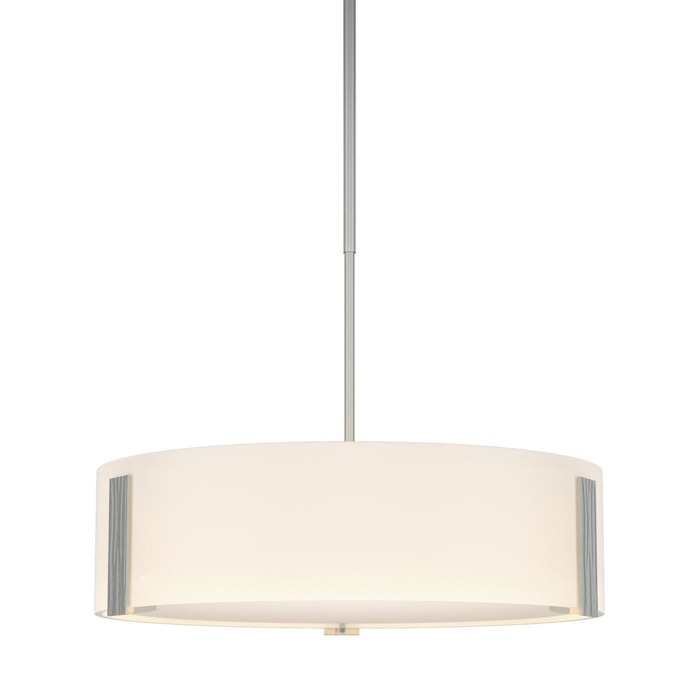 Hubbardton Forge - Three Light Pendant - Impressions - Vintage Platinum- Union Lighting Luminaires Decor