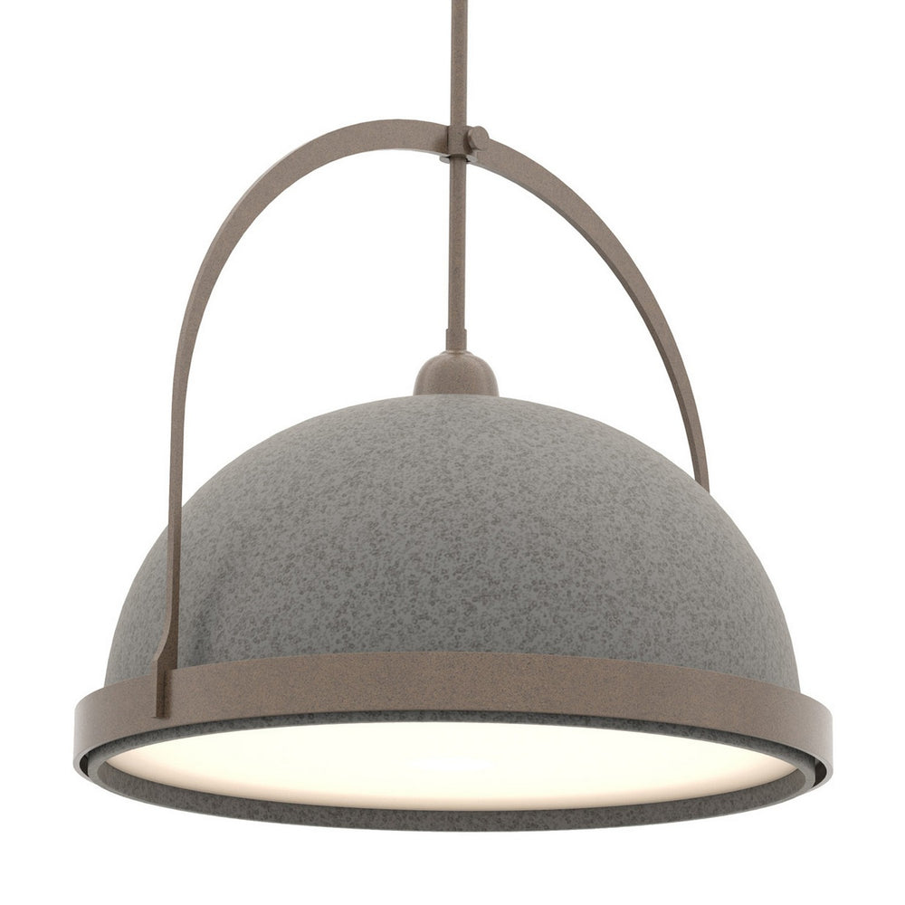 Hubbardton Forge - One Light Pendant - Atlas - Bronze- Union Lighting Luminaires Decor