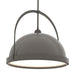 Hubbardton Forge - One Light Pendant - Atlas - Dark Smoke- Union Lighting Luminaires Decor