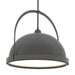 Hubbardton Forge - One Light Pendant - Atlas - Dark Smoke- Union Lighting Luminaires Decor
