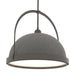 Hubbardton Forge - One Light Pendant - Atlas - Dark Smoke- Union Lighting Luminaires Decor