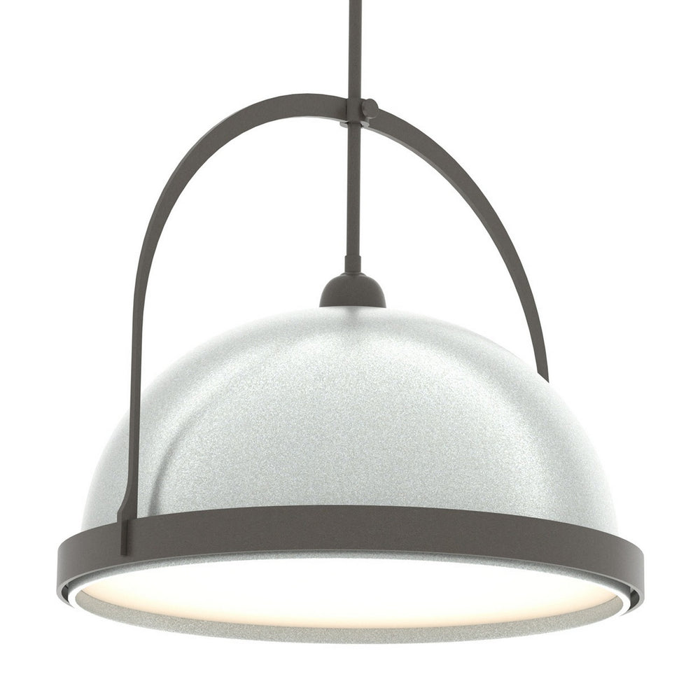 Hubbardton Forge - One Light Pendant - Atlas - Dark Smoke- Union Lighting Luminaires Decor