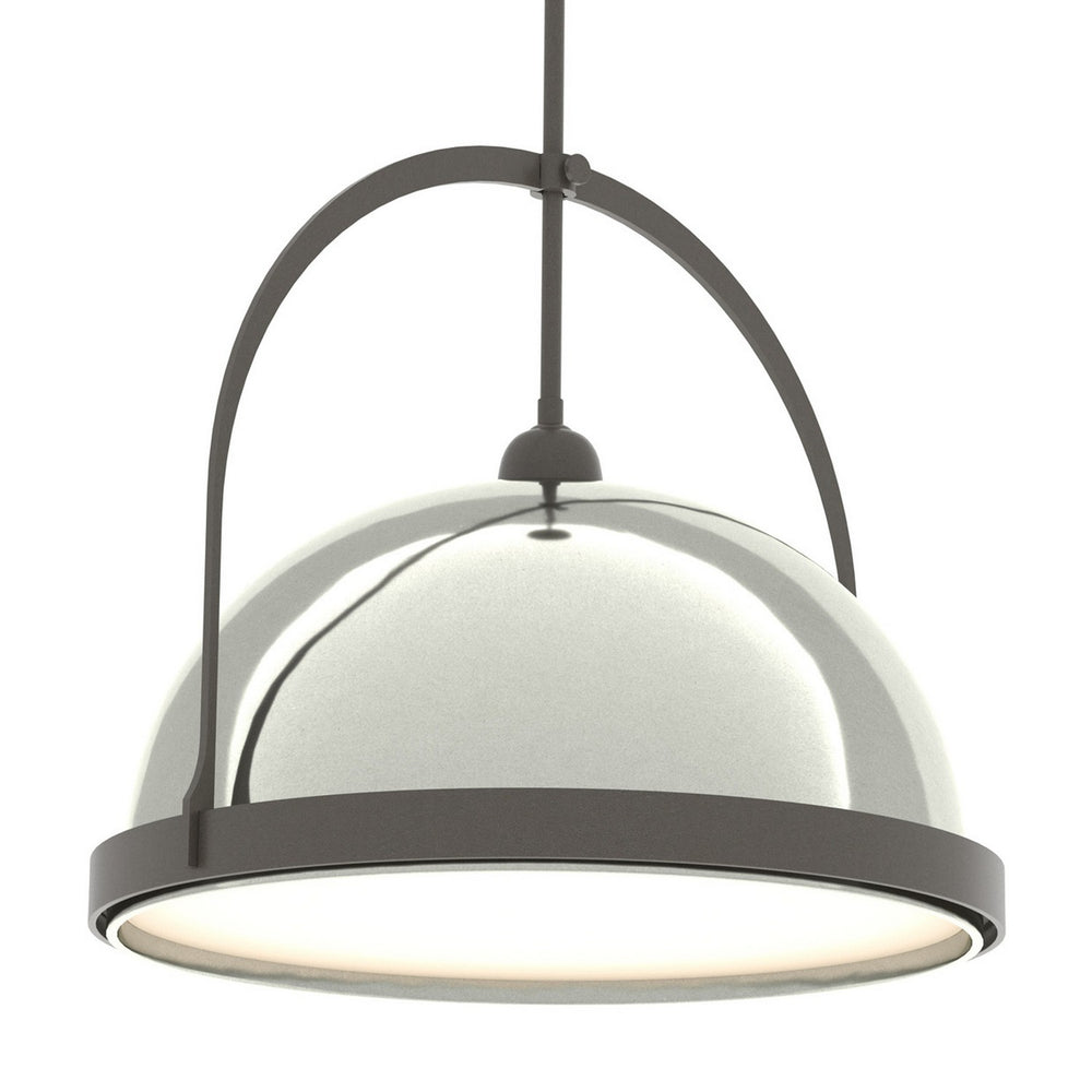 Hubbardton Forge - One Light Pendant - Atlas - Dark Smoke- Union Lighting Luminaires Decor