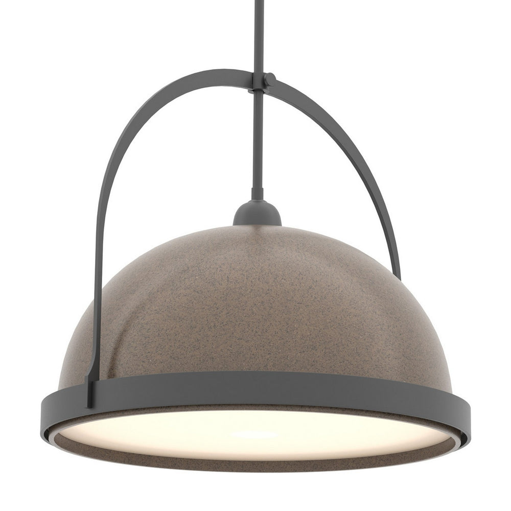 Hubbardton Forge - One Light Pendant - Atlas - Black- Union Lighting Luminaires Decor
