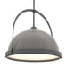 Hubbardton Forge - One Light Pendant - Atlas - Black- Union Lighting Luminaires Decor