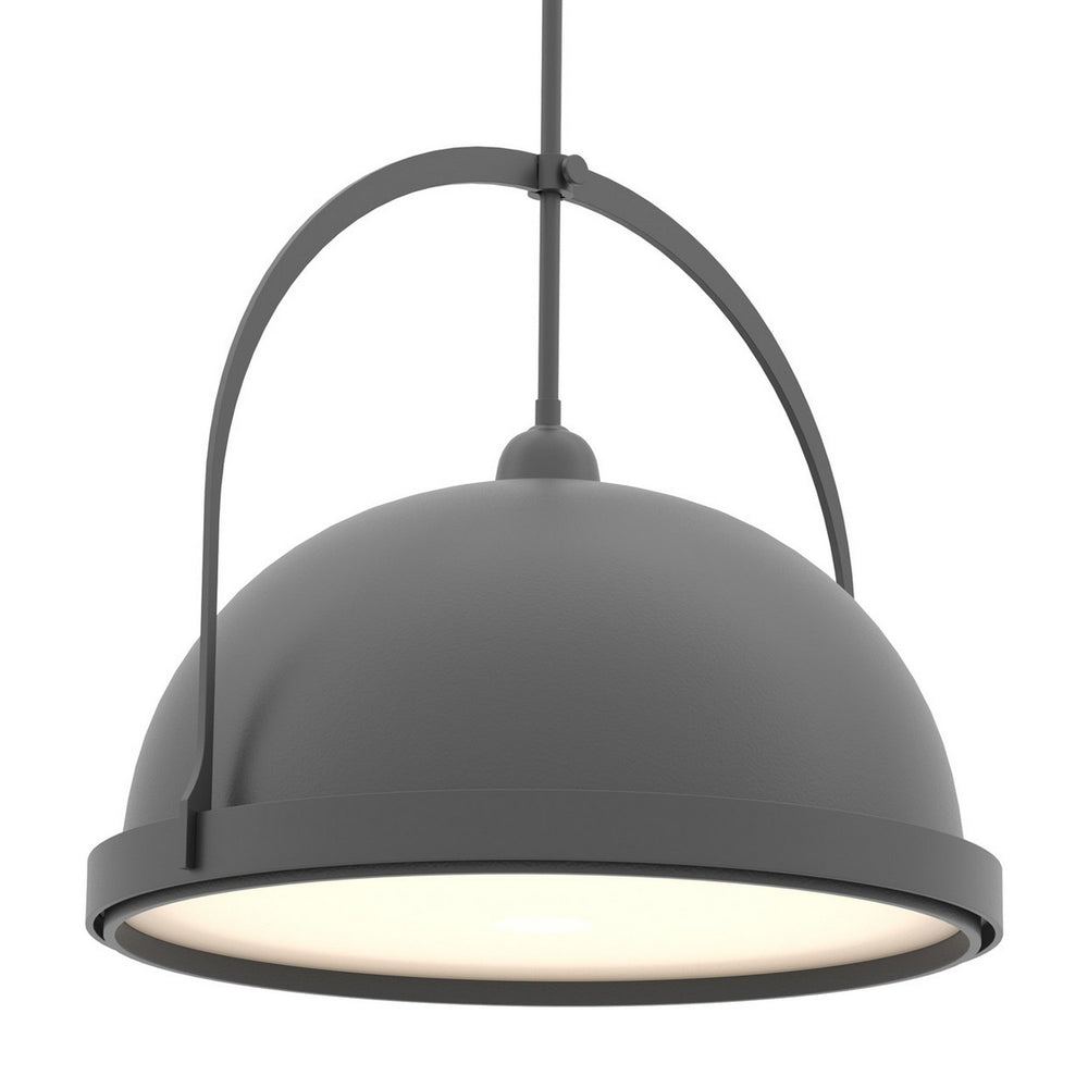 Hubbardton Forge - One Light Pendant - Atlas - Black- Union Lighting Luminaires Decor