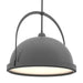 Hubbardton Forge - One Light Pendant - Atlas - Black- Union Lighting Luminaires Decor