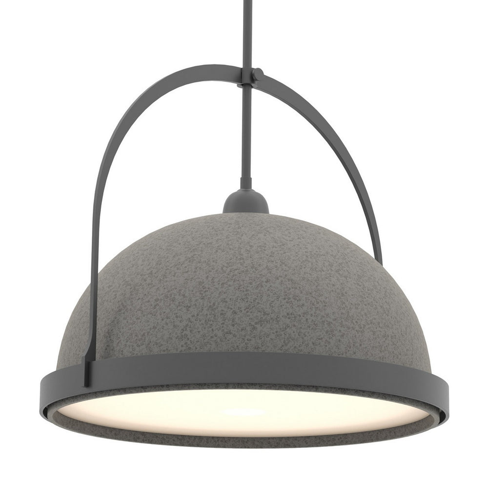 Hubbardton Forge - One Light Pendant - Atlas - Black- Union Lighting Luminaires Decor