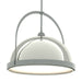 Hubbardton Forge - One Light Pendant - Atlas - Vintage Platinum- Union Lighting Luminaires Decor