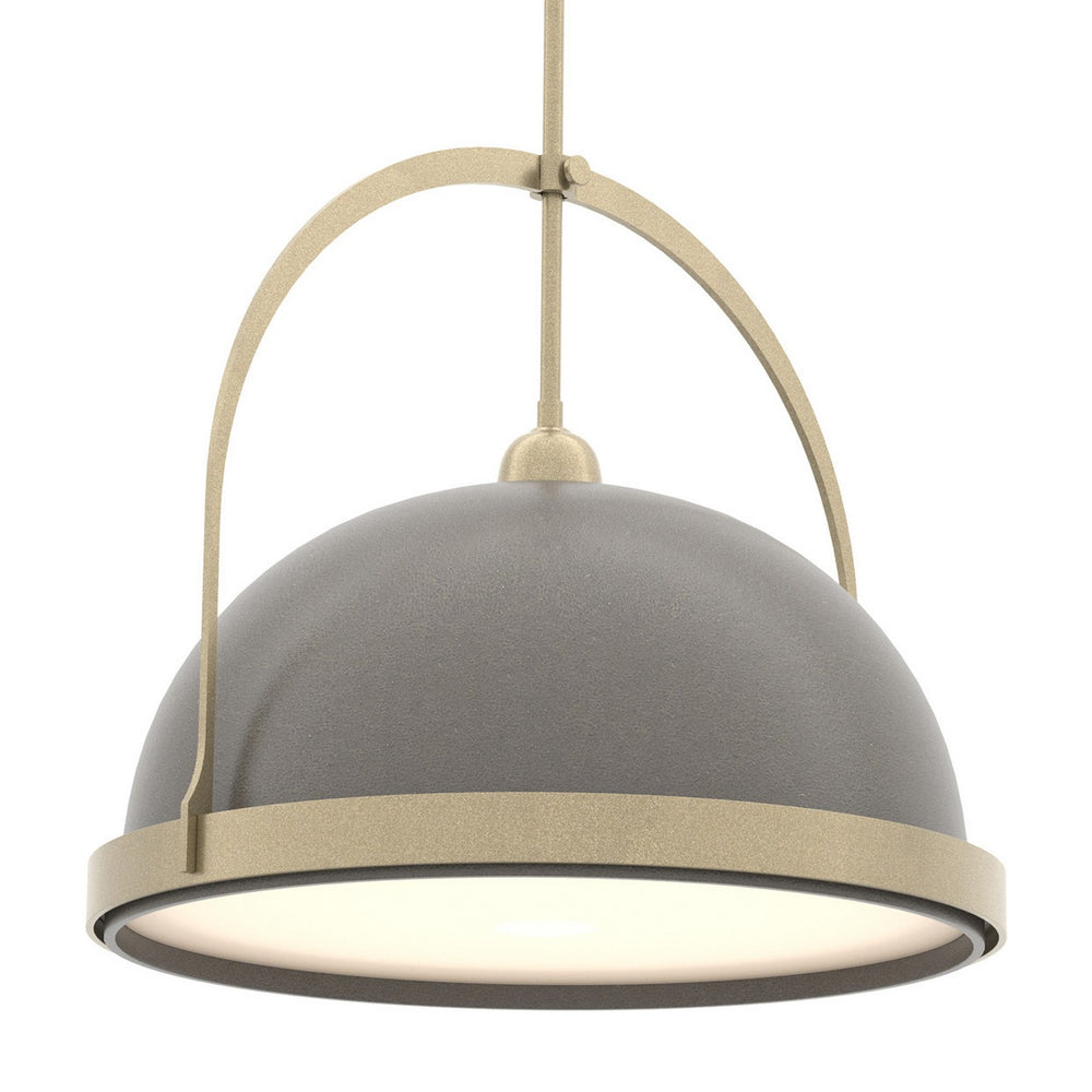 Hubbardton Forge - One Light Pendant - Atlas - Soft Gold- Union Lighting Luminaires Decor