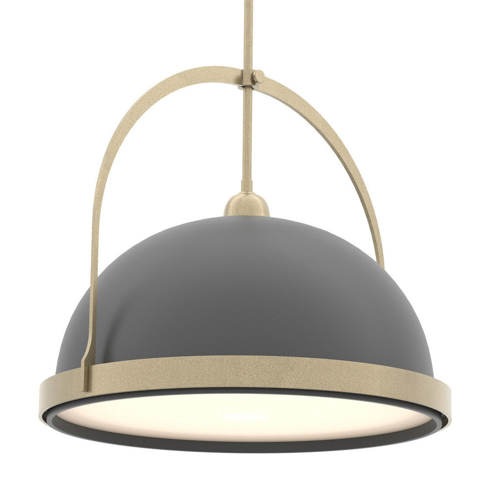 Hubbardton Forge - One Light Pendant - Atlas - Soft Gold- Union Lighting Luminaires Decor