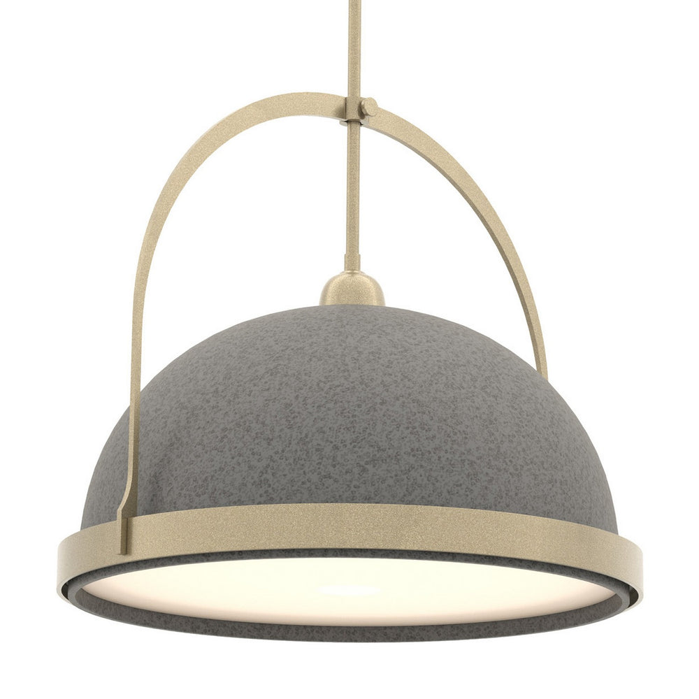 Hubbardton Forge - One Light Pendant - Atlas - Soft Gold- Union Lighting Luminaires Decor