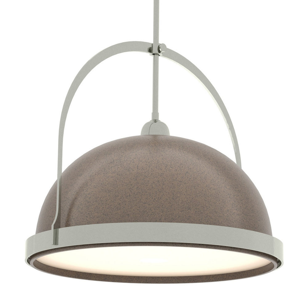 Hubbardton Forge - One Light Pendant - Atlas - Sterling- Union Lighting Luminaires Decor
