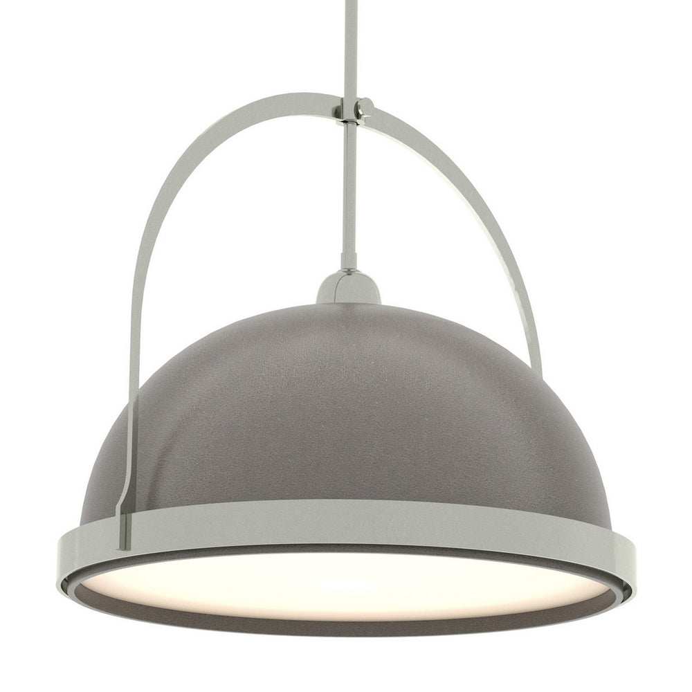 Hubbardton Forge - One Light Pendant - Atlas - Sterling- Union Lighting Luminaires Decor
