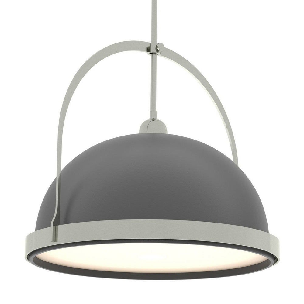 Hubbardton Forge - One Light Pendant - Atlas - Sterling- Union Lighting Luminaires Decor