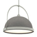 Hubbardton Forge - One Light Pendant - Atlas - Sterling- Union Lighting Luminaires Decor