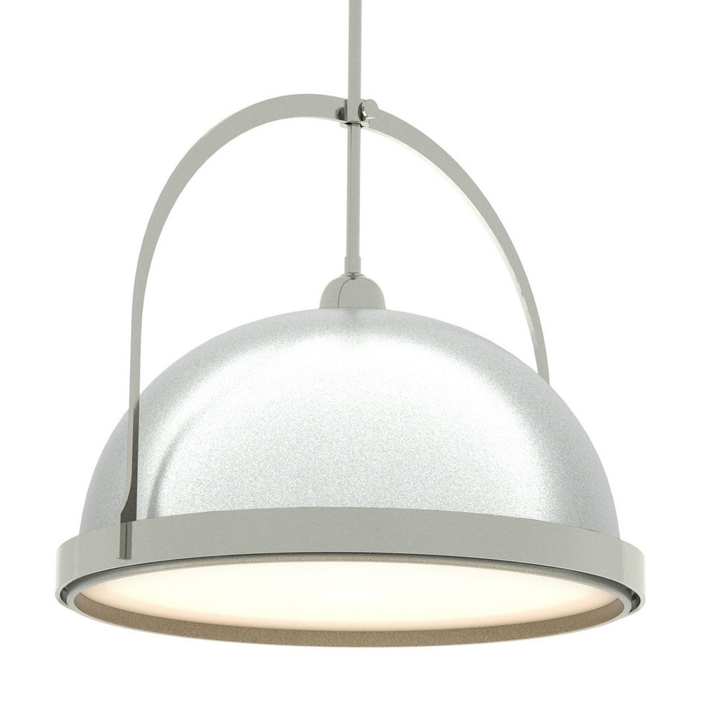 Hubbardton Forge - One Light Pendant - Atlas - Sterling- Union Lighting Luminaires Decor