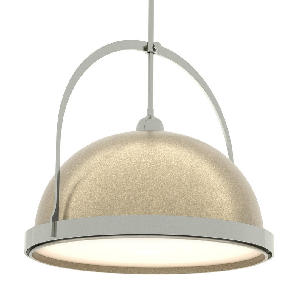 Hubbardton Forge - One Light Pendant - Atlas - Sterling- Union Lighting Luminaires Decor