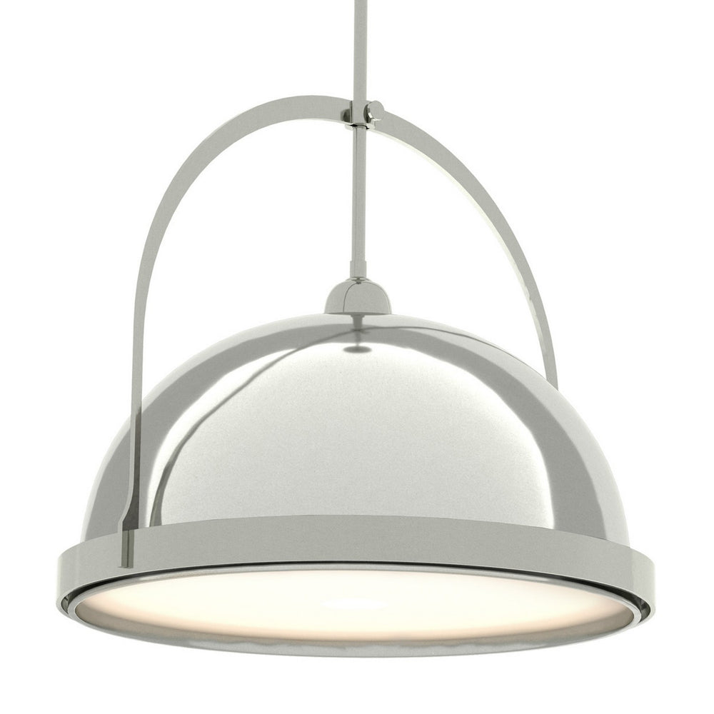 Hubbardton Forge - One Light Pendant - Atlas - Sterling- Union Lighting Luminaires Decor
