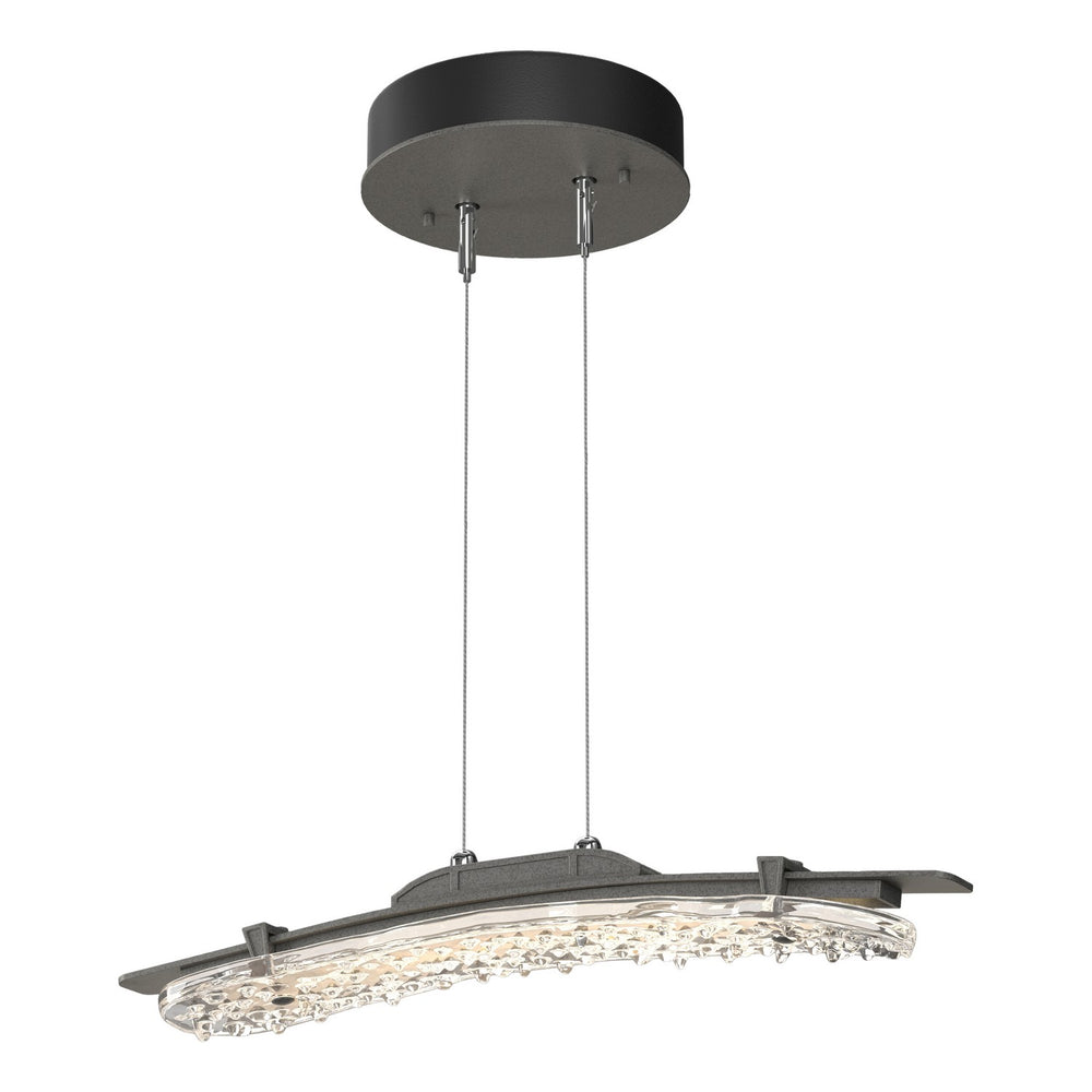 Hubbardton Forge - LED Pendant - Glissade - Natural Iron- Union Lighting Luminaires Decor