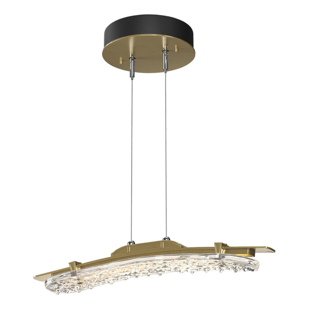 Hubbardton Forge - LED Pendant - Glissade - Modern Brass- Union Lighting Luminaires Decor