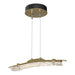 Hubbardton Forge - LED Pendant - Glissade - Modern Brass- Union Lighting Luminaires Decor