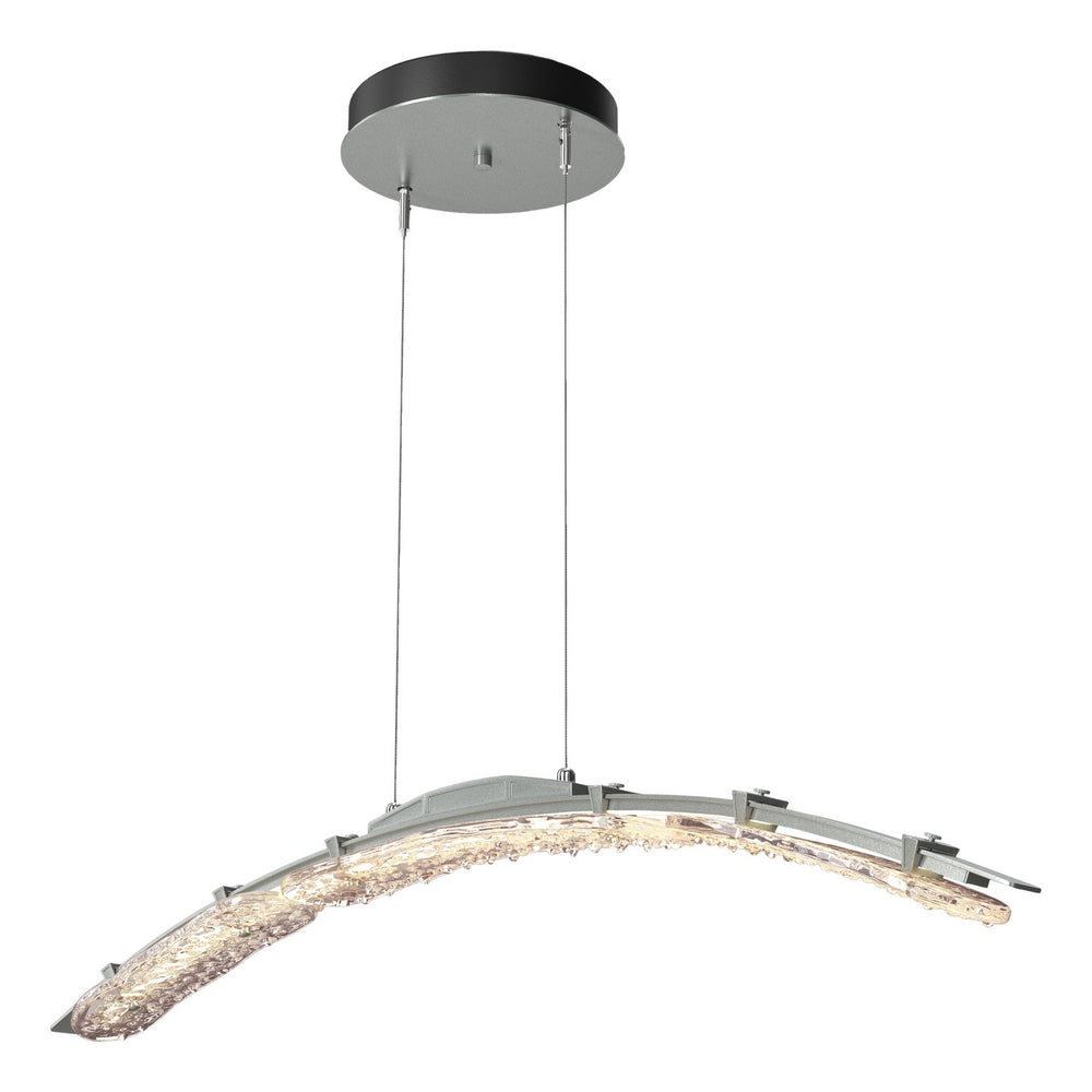 Hubbardton Forge - LED Pendant - Glissade - Vintage Platinum- Union Lighting Luminaires Decor