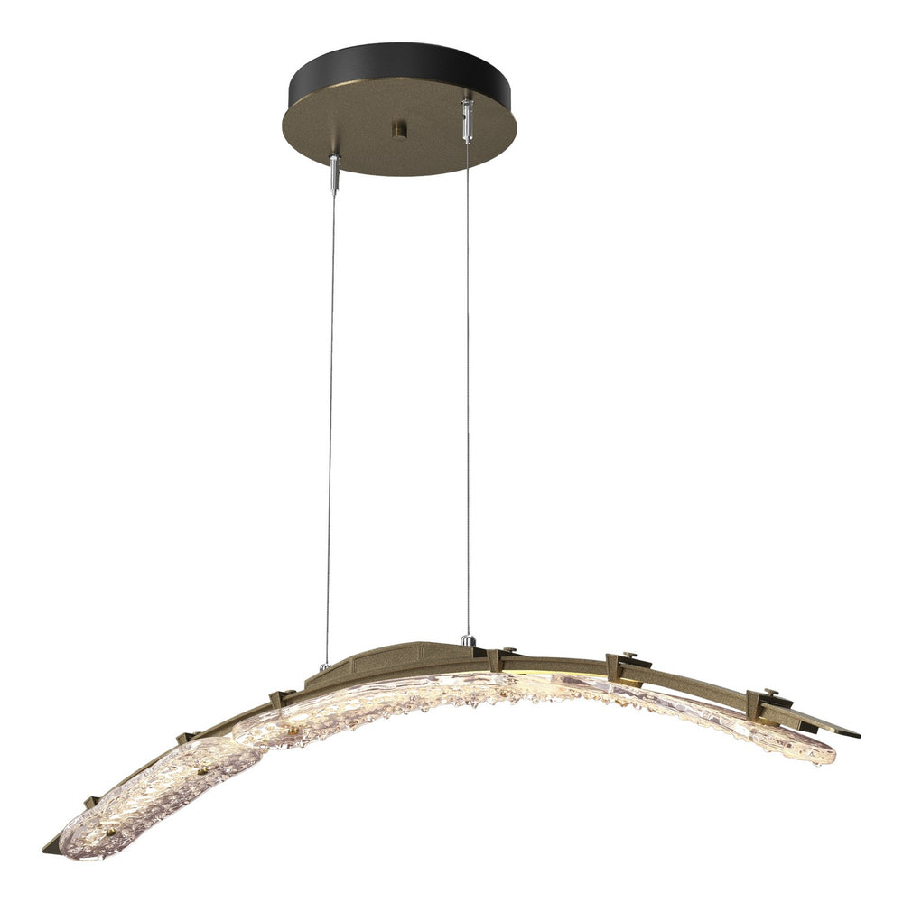 Hubbardton Forge - LED Pendant - Glissade - Soft Gold- Union Lighting Luminaires Decor