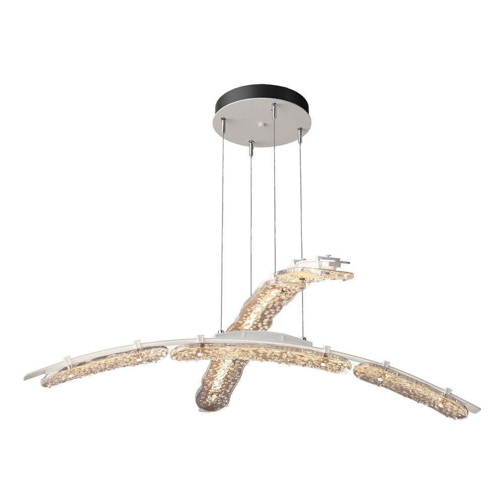 Hubbardton Forge - LED Pendant - Glissade - White- Union Lighting Luminaires Decor