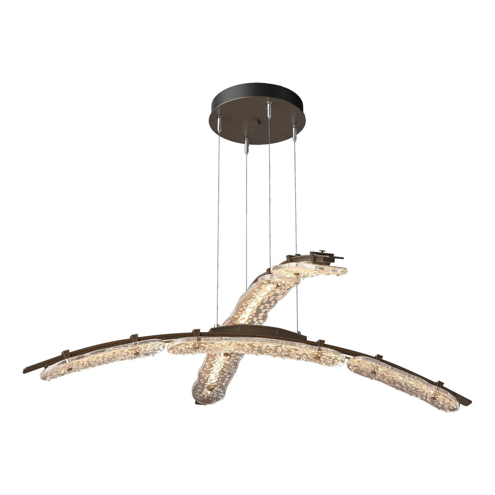 Hubbardton Forge - LED Pendant - Glissade - Bronze- Union Lighting Luminaires Decor