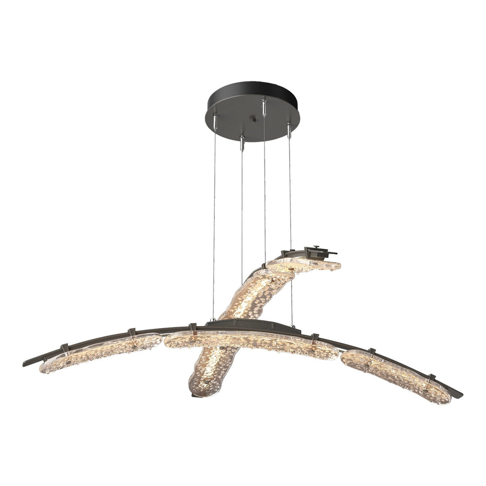 Hubbardton Forge - LED Pendant - Glissade - Dark Smoke- Union Lighting Luminaires Decor