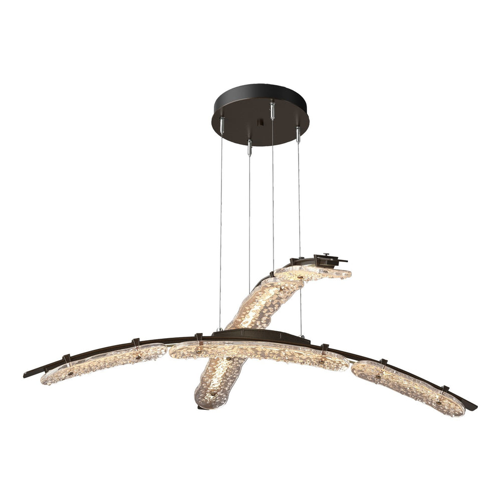 Hubbardton Forge - LED Pendant - Glissade - Oil Rubbed Bronze- Union Lighting Luminaires Decor