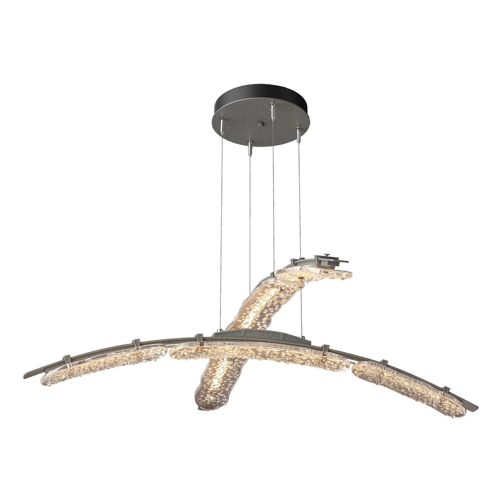 Hubbardton Forge - LED Pendant - Glissade - Natural Iron- Union Lighting Luminaires Decor
