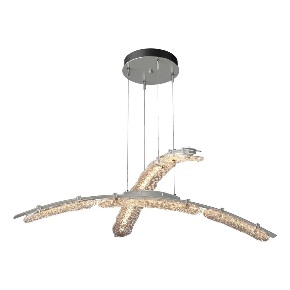 Hubbardton Forge - LED Pendant - Glissade - Vintage Platinum- Union Lighting Luminaires Decor