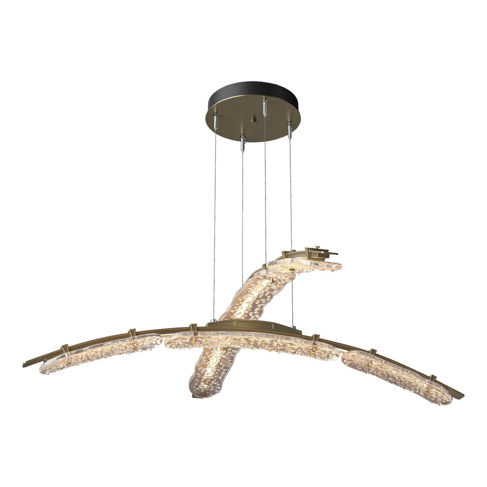 Hubbardton Forge - LED Pendant - Glissade - Soft Gold- Union Lighting Luminaires Decor