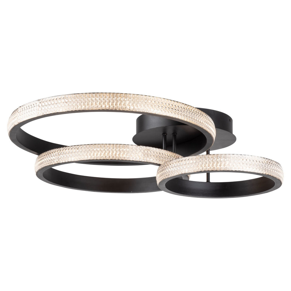 Artcraft Canada - LED Flush Mount - Nova - Matte Black- Union Lighting Luminaires Decor