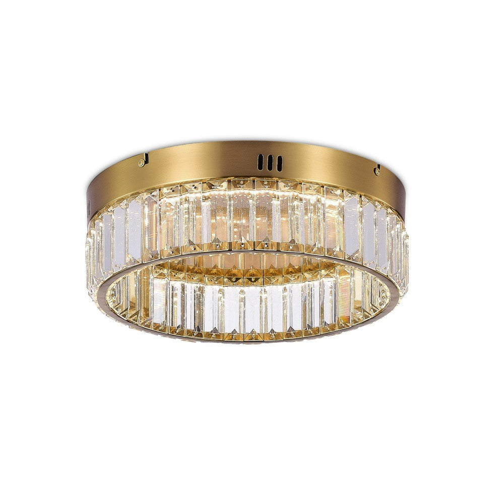 Artcraft Canada - LED Flush Mount - Stella - Brushed Brass- Union Lighting Luminaires Decor