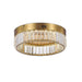 Artcraft Canada - LED Flush Mount - Stella - Brushed Brass- Union Lighting Luminaires Decor