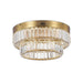 Artcraft Canada - LED Flush Mount - Stella - Brushed Brass- Union Lighting Luminaires Decor