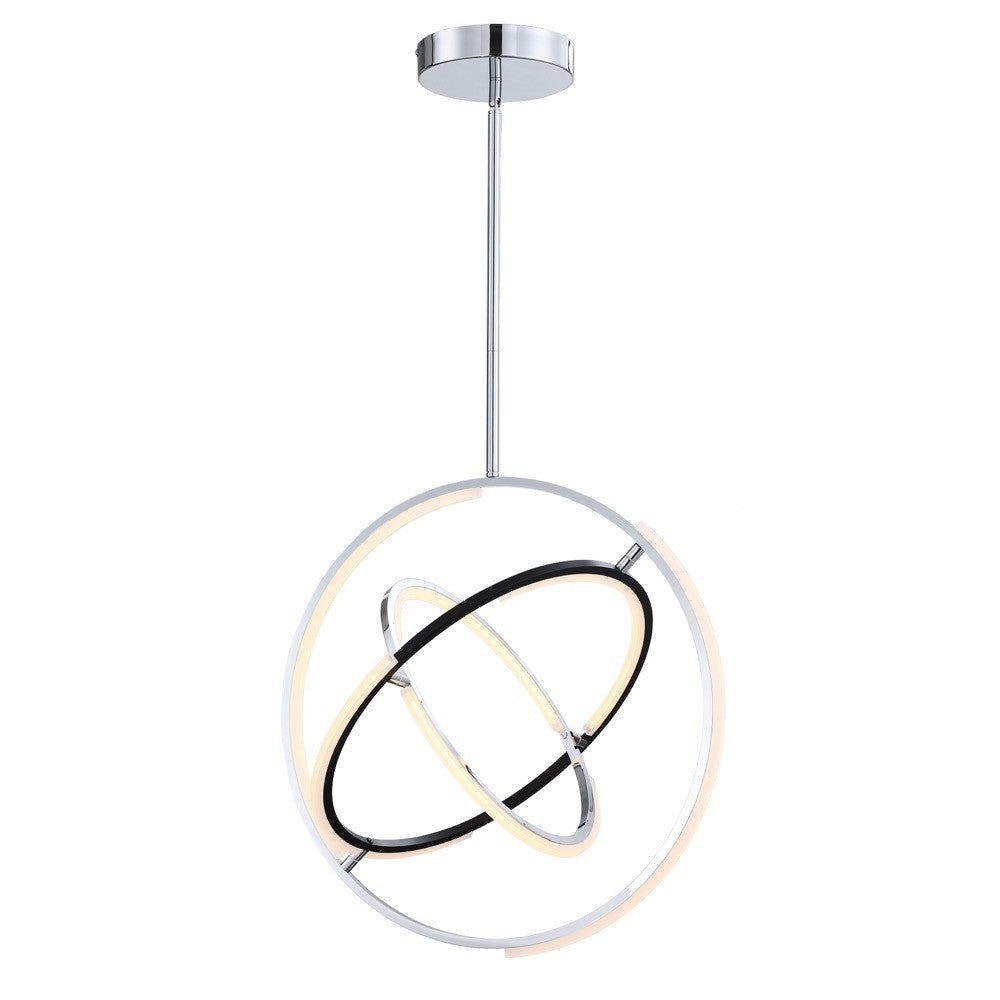 Artcraft Canada - LED Pendant - Trilogy - Polished Nickel- Union Lighting Luminaires Decor